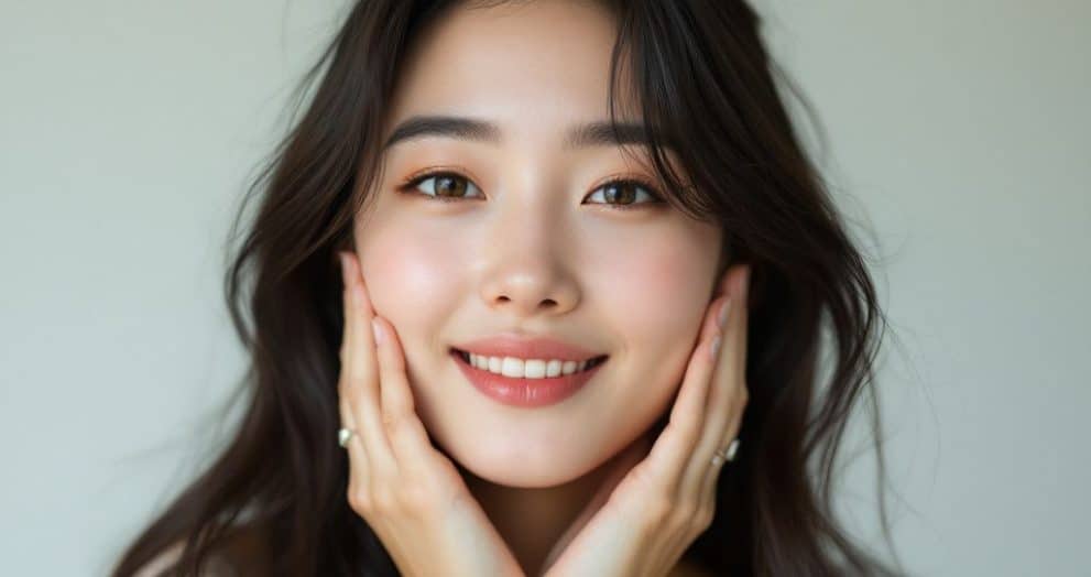 typical korean face