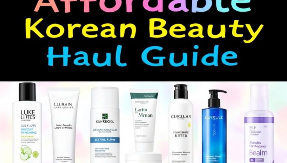 affordable korean skin care