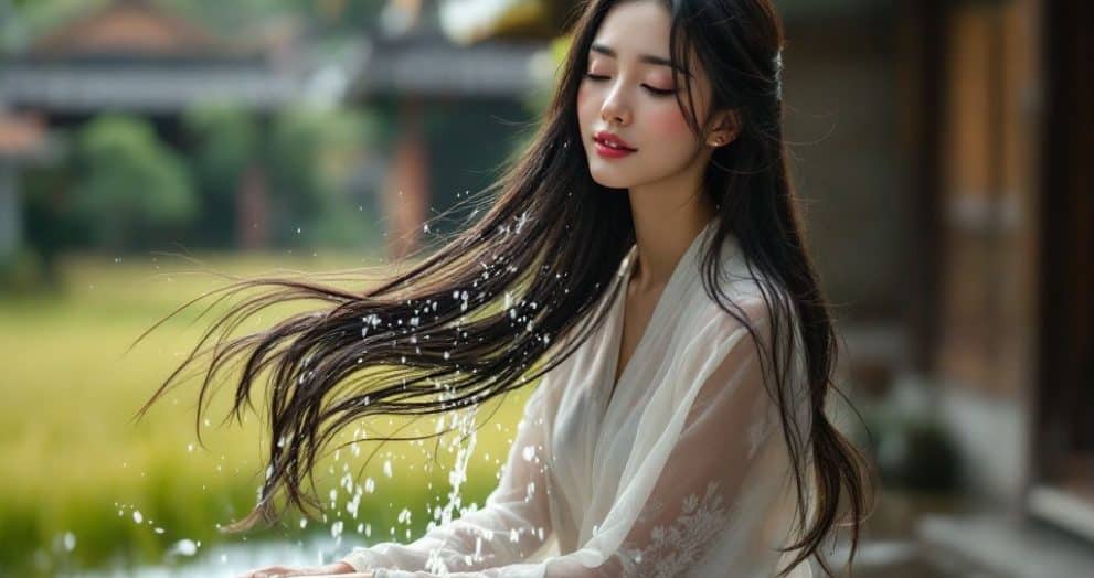 rice water for hair growth evidence