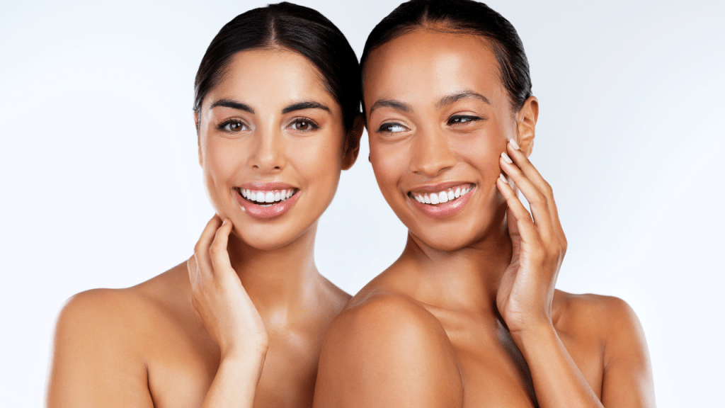 glowing skin